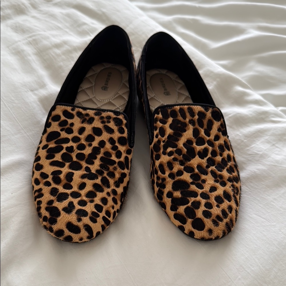 Birdies Leopard Pattern Loafers